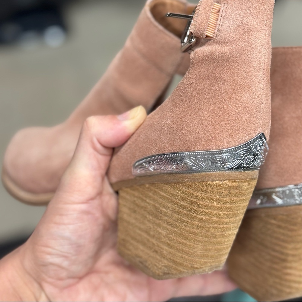 Jeffery Campbell Pink Suede Ankle Boots - Picture 4 of 4